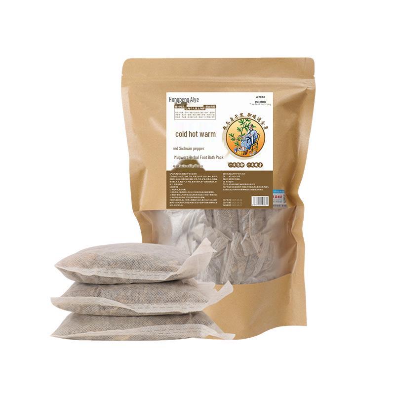 Safflower Sichuan Pepper & Mugwort Herbal Foot Soak Bag
