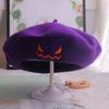 Lightweight Pumpkin Face Cap Embroidered Embroidered Painter Hat  Autumn Winter Dress
