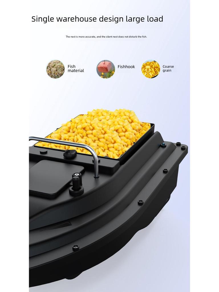 Intelligent GPS Fishing Bait Boat: Remote Controlled, 500m Range, 2kg Auto Bait Drop & Hook Delivery