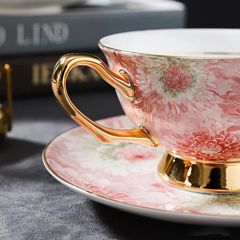 Jun Shiqi Ensemble Tasse à Café Européenne en Porcelaine de Luxe