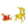 1pcs Christmas Reindeer Balloon Cartoon Elk Aluminum Film Ballons Birthday Decoration Party Supplies Kids Toys
