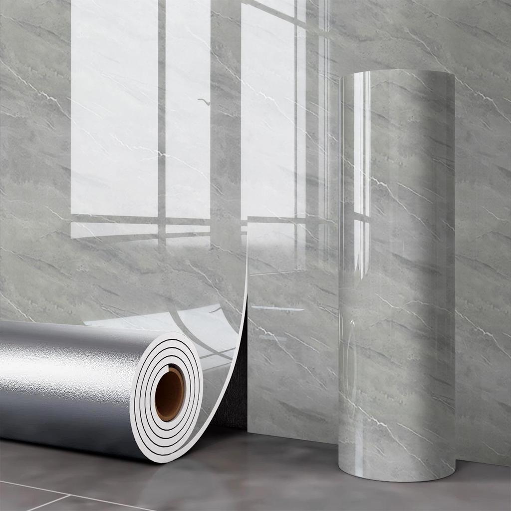 Vergoldete wasserfeste Wandaufkleber im Marmorstil für TV-Hintergründe