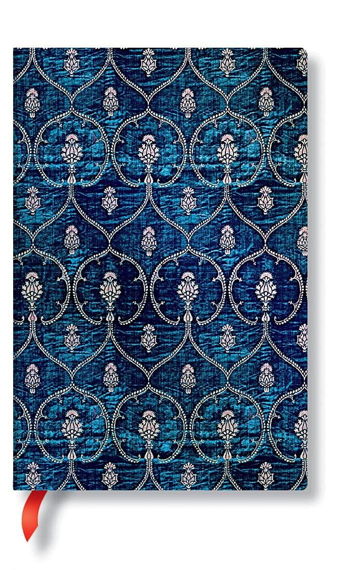 Блокнот Paperblanks Flexis Мягкий Синий A6, Вельвет, Мини, В Линию, FB8097-8