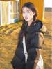 Korean Style Women's Pink Short Puffer Jacket - Petite Thickened Cotton Outerwear