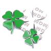 3D Metal Four Leaf Clover Emblem Badge Car Body Trunk Logo Sticker Decoration Decals For Sportiva 159 147 156 Giulietta Mito 166