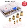 150-Piece Rivet Nut Set: Galvanized, Inch & Metric