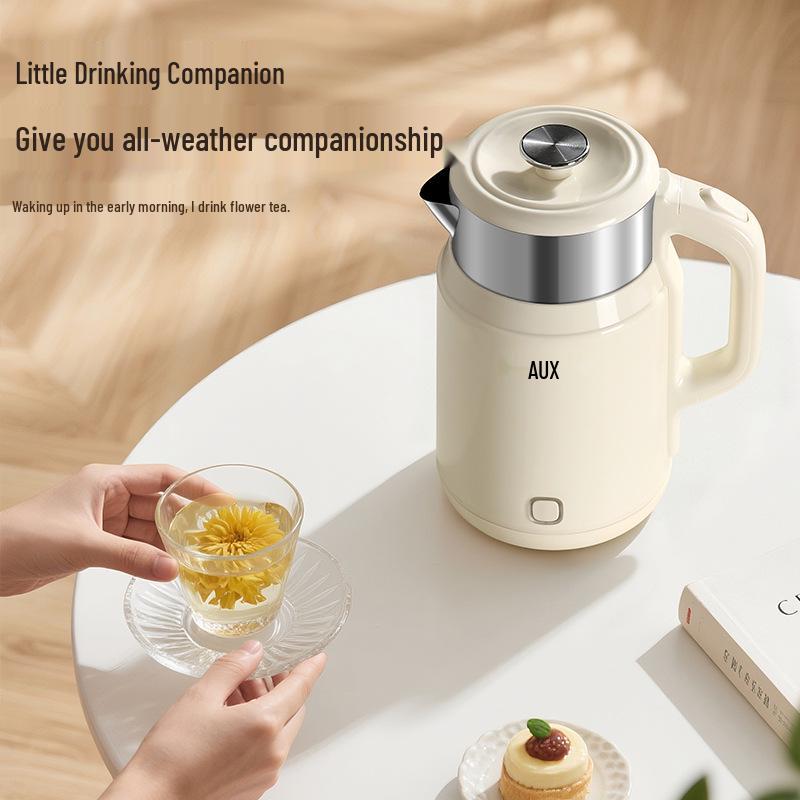 AUX Electric Kettle: Automatic, Constant Temperature, Insulated, Portable, Small for Dormitory Use.