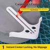 Professional Center Finder Tool High Accuracy Woodworking Center Locator Gauge Compact Carpenter Positioning Tool for DIY Enthusiasts Carpenter