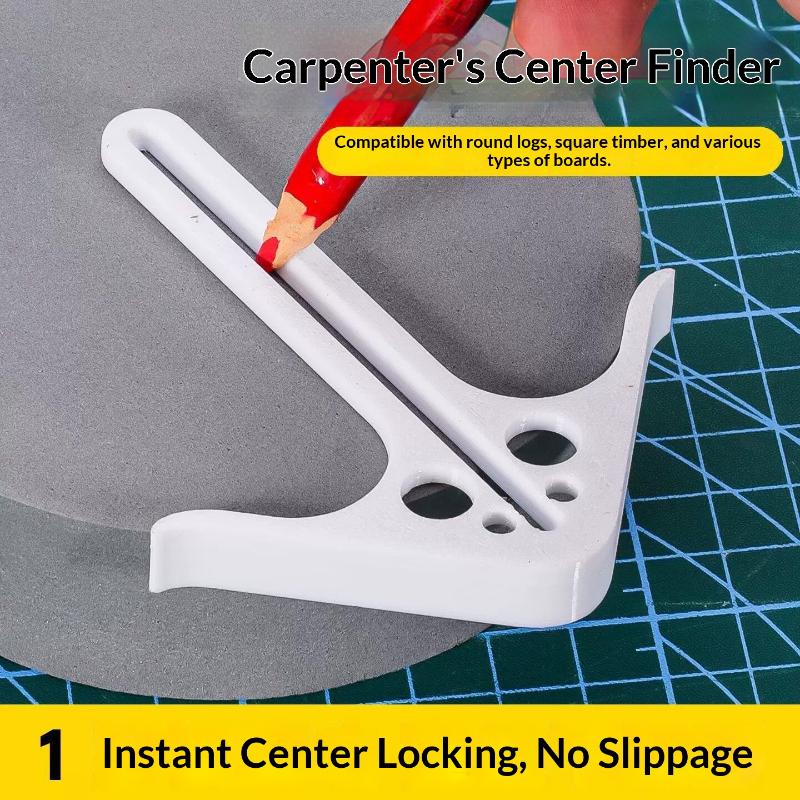 Professional Center Finder Tool High Accuracy Woodworking Center Locator Gauge Compact Carpenter Positioning Tool for DIY Enthusiasts Carpenter