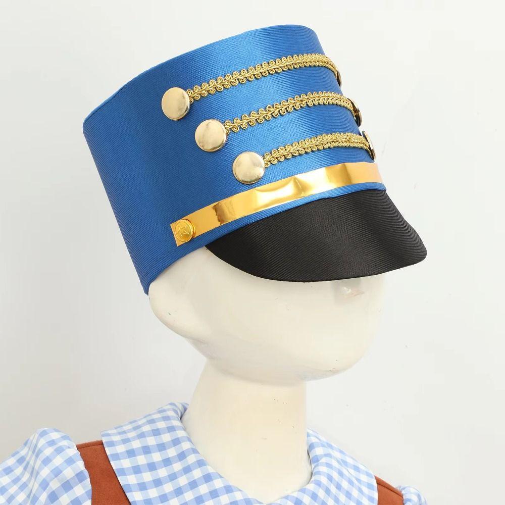Cosplay Show Drum Major Master Hats Hat-nutcrackers Soldier Top Cap  Costume Accessories