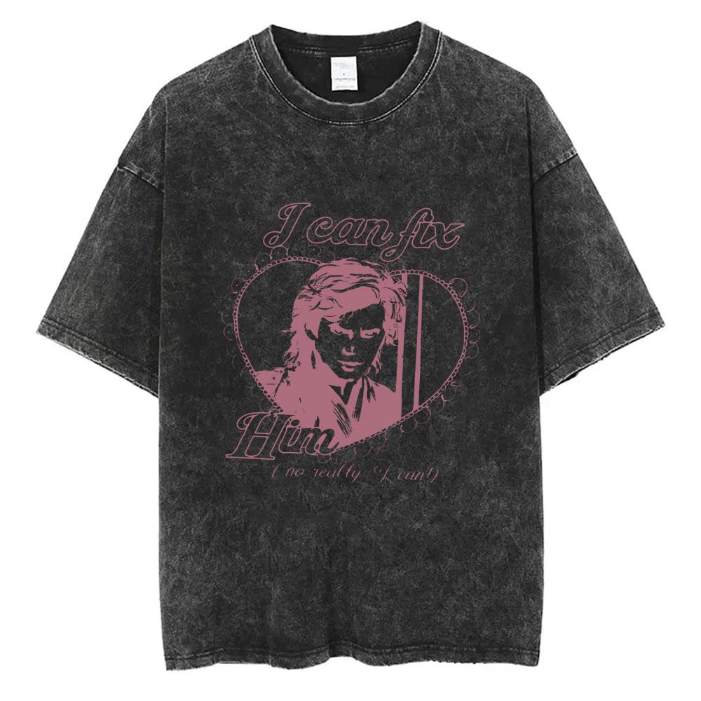 I My Love Boyfriend Anakin Skywalker Vintage Washed Tshirt Men Women Casual Cotton T Shirts Unisex Fashion Oversized Streetwear