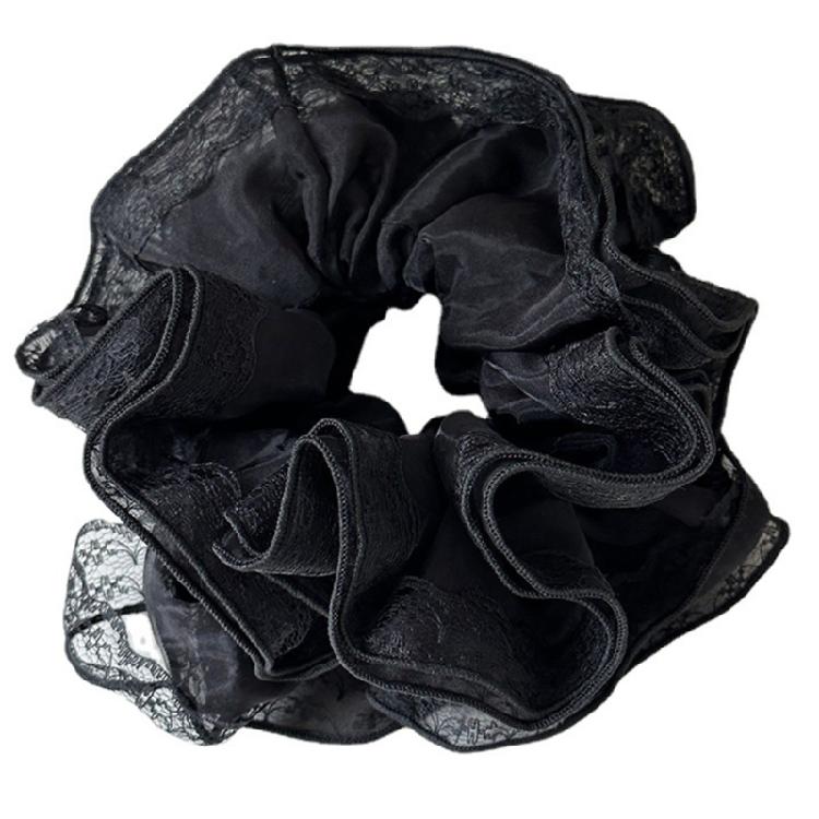 Aesthetic Scrunchies Women Hair Elastic Lace Hair Ties Wedding Party Headwear