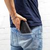 [Revetta] Stingray Leather Long Wallet, Black, Round Zipper, Genuine Leather, 21 Card Slots, Large Capacity, Caviar Finish [225stw]