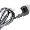 U-Shaped Three-Pin C15 Power Cord with 90-Degree Elbow, High-Temperature Resistant