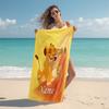Personalized Lion Sunset Majesty Beach Towel Microfiber Beach Towel Thin Absorbent for Beach Swimming Yoga Bath Sports. 0910231