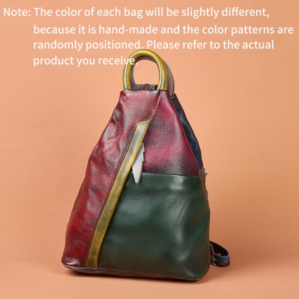 Genuine Leather Women's Bag, Retro Bag, Versatile Shoulder Bag