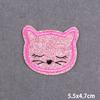 Purple Style Iron On Patch Thermoadhesive Patches For Clothes Anger Baby Girl Embroidery Patch For Hat/T-Shirt Fusible Sewing