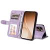 For Oppo Reno15 Pro 5G (Global)/Reno15 5G (China) Leather Wallet Cases Skin Touch Phone Cover Stand with Strap