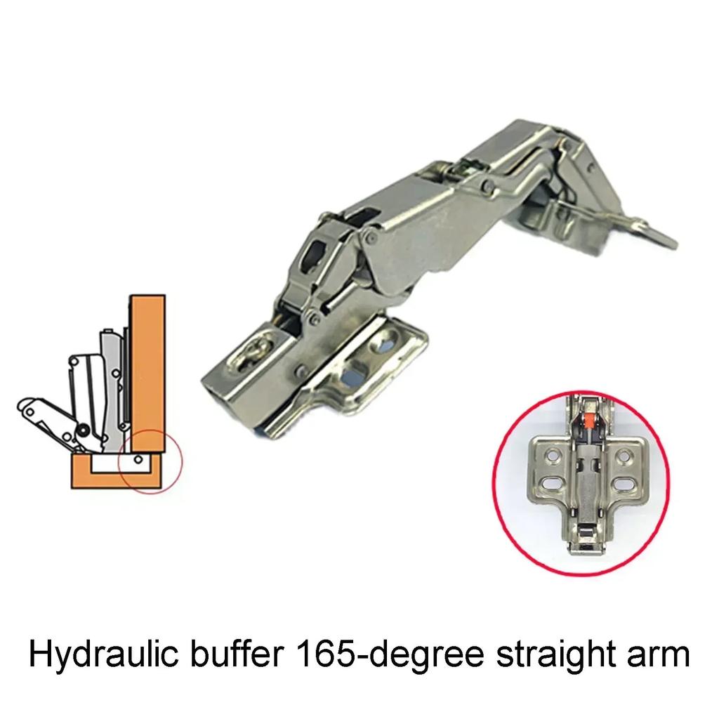 Close Door Hinge Cabinets Doors Wardrobes Furniture Hinge Close Hinge 165° Semi Overlapping Corrosion Resistance