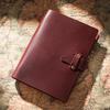 A5 Genuine Leather Retro Loose-Leaf Notebook with Crazy Horse Leather – Office Business Journal Diary