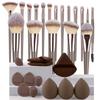 3-20Pcs Premium Makeup Brushes Set Soft Fluffy Beauty Cosmetic Foundation Makeup Brush Eyeshadow Blush Kabuki Make Up Tools