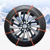 10pcs Car Tire Chains Winter Snow Anti-Skid Tyre Cable Ties Auto Outdoor Snow Tire Tyre Anti Skid Chain Emergency Accessories
