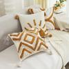 Bohemian Pillow Cushion Cover Geometry Embroidered Tassel Embroidery 45x45cm Pillowcase Living Room Sofa Home Decor
