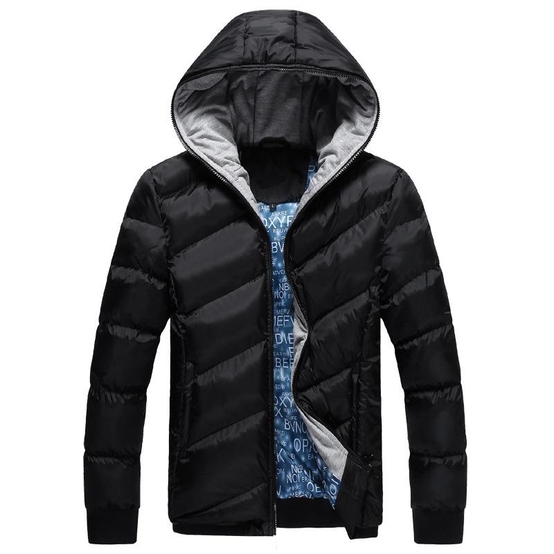 Men Fashion Winter Warm Padded Coat Thick Casual Outerwear Parka Top Jacket