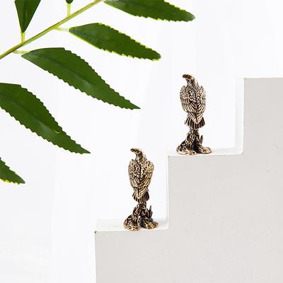 1 Stücke Messing Adler Miniatur Skulptur Ornament Figur Wohnkultur Zubehör