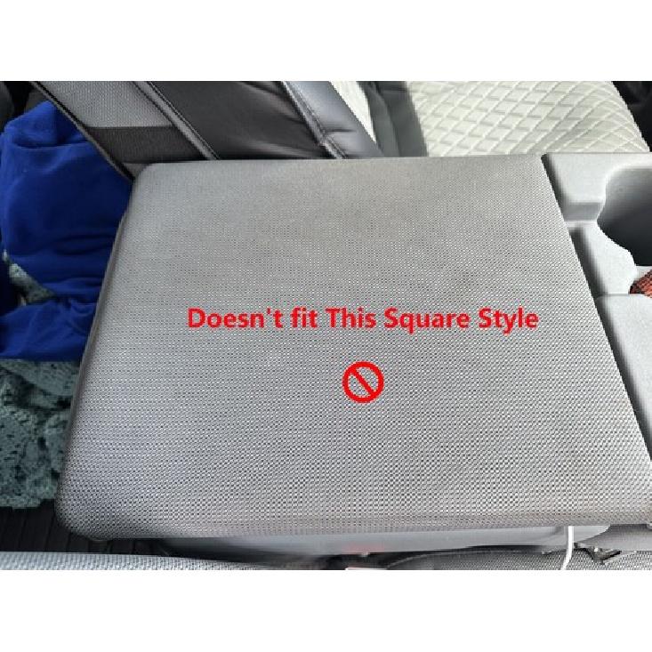 Center Console Armrest Box Pad Soft Cover Mat For 2009-14 Ford F150 F-150 Black