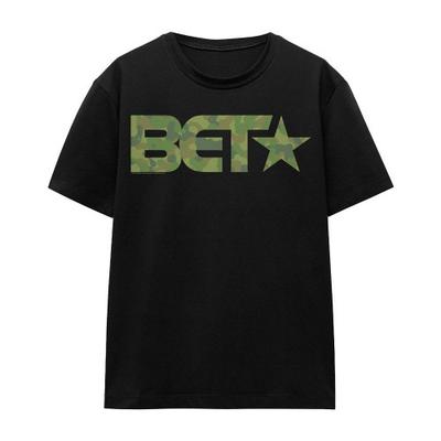 BET Unisex Volwassen Camo Logo T-shirt