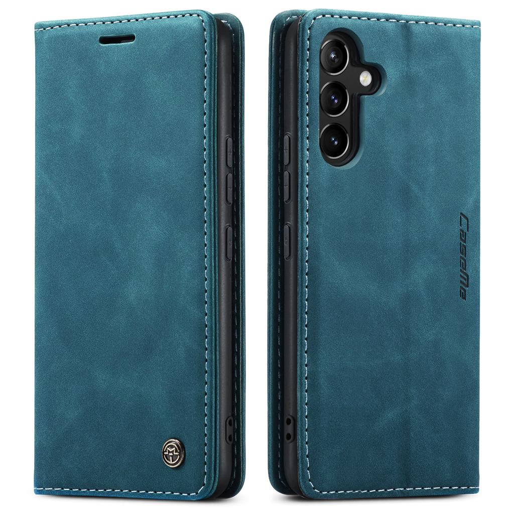 Suitable for Samsung A55 Phone Case, A25 Anti-drop Stand Leather Case, Galaxy A57 Retro Flip Cover Protective Case