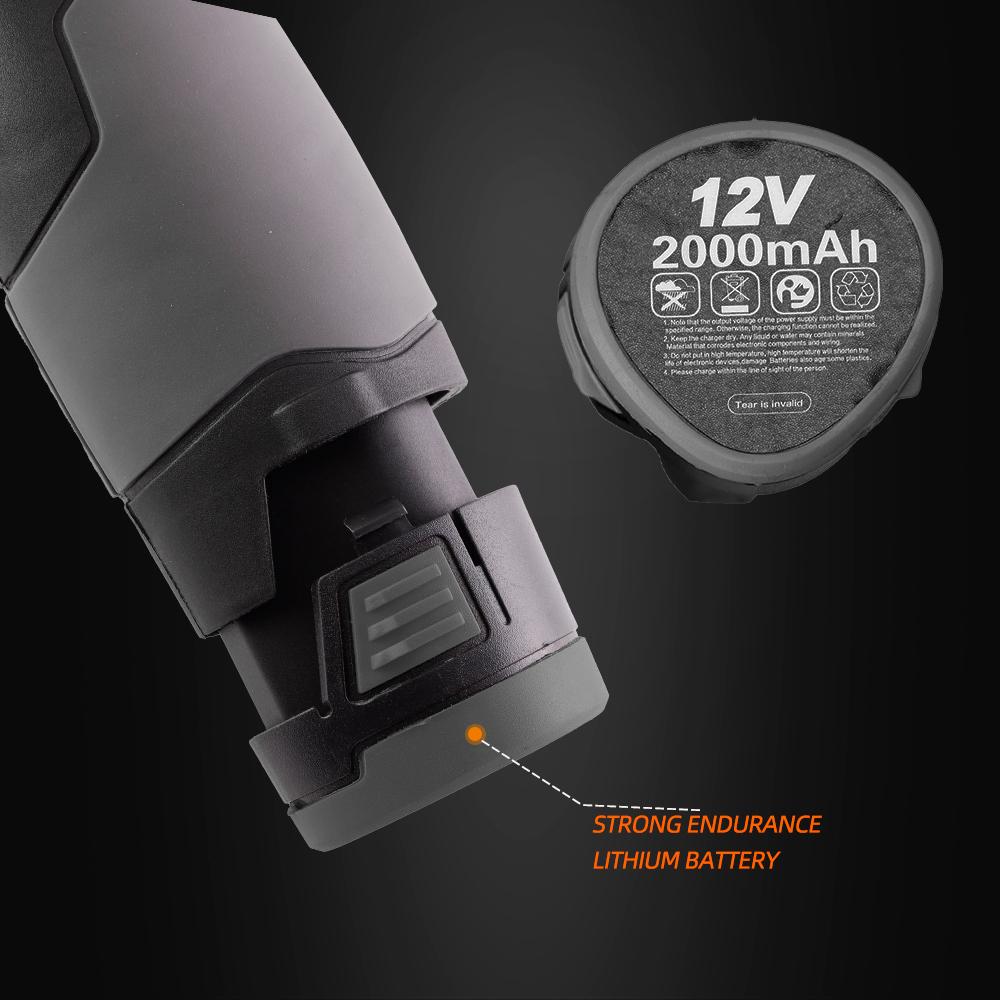 SPTA 12V akumulatorowa mini polerka samochodowa RO/DA, zabójcza dla mikrozarysowań, akumulatorowa polerka do szczegółów z regulacją prędkości i 1 baterią