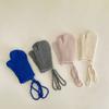 Knitting Wool Mittens Kids Winter Gloves Girls Boys Thickened Cozy Ski Gloves Windproof Mitten Unisex Knitted Gloves