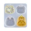 Pendant Silicone Mold,Cute Cats for Head Earrings Resin Mold for Necklace Keychain DIY Crystal Epoxy Resin Jewelry Ma