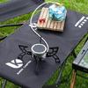 Foldable Camping Cooker  Burners Wind Resistant Flame 4 Leg Stability Compacts Portable Design for Outdoor Cooking