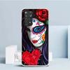 Catrina Beautiful Rose Girl Skull Soft Cover for Xiaomi Redmi Note 15 14 13 12 Pro Plus Phone Case 14S 11S 11T 11E 10S 10 4G Pat