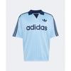 Adidas Originals Collared Goalie Loose Striped Pullover Short Sleeve T-Shirt Unisex Tops KW5992