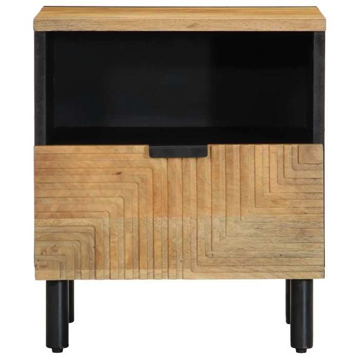 VidaXL Table de chevet marron 40x33x46 cm bois de manguier solide 4017726