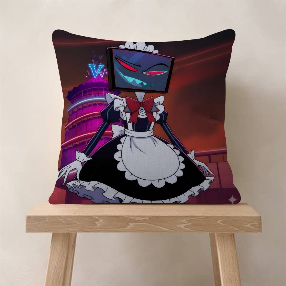 Anime HHelluva Boss Vox   Pillow Gift Home Office Decoration Bedroom Sofa Car Cushion Cover case 45x45