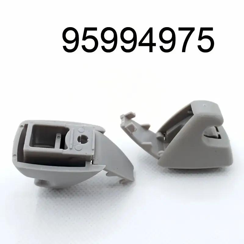 2pcs Car Sun Visor Clips Retainer Interior Hanger Hook For Cruze Sonic Spark 95994975 Gray Front Sunshade Support Clip Brackets