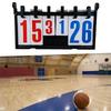 Scoreboard Compact Portable 39cmx23cm Tabletop or Hanging Score Flip 6 Digit for Volleyball Pingpong