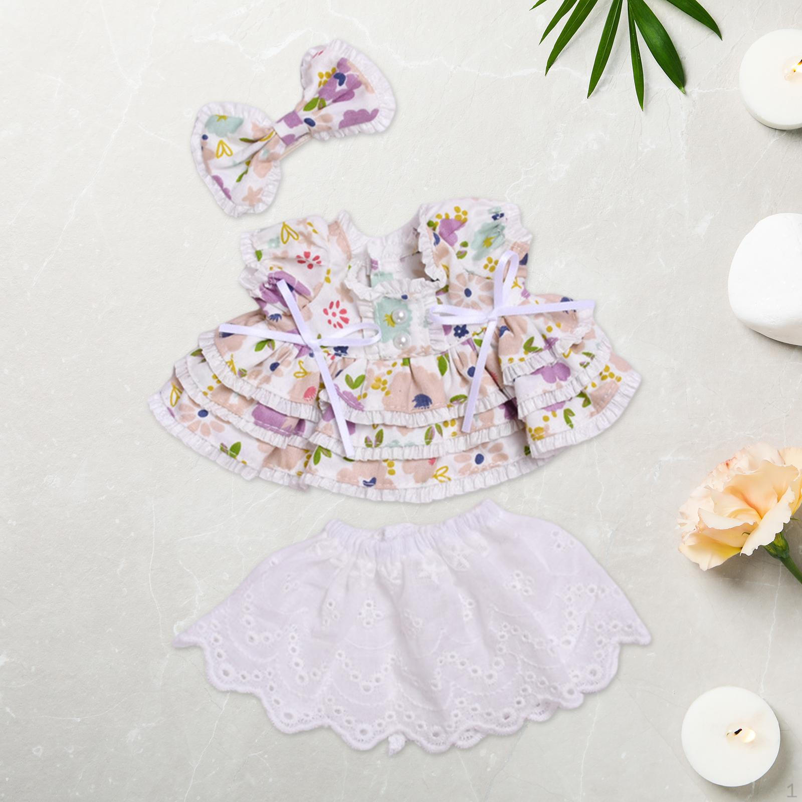 

Юбка для куклы с аксессуаром для волос для куклы 7,87 , идеальная одежда и игра фиолетовый