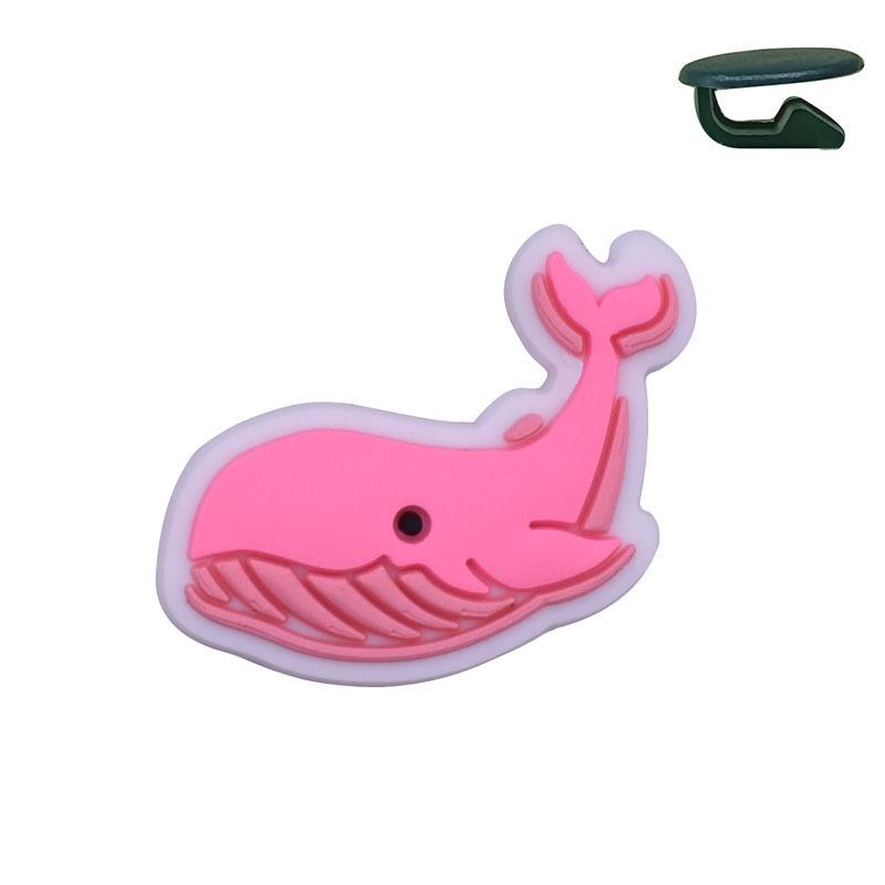 Pink Cartoon Peas Soft PVC Shoe Charms - Cute DIY Buckle Decoration for Crocs Approximately 2-3CM 04