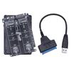 Duální M.2 Ngff na SATA 3.0 SSD USB Adaptér Set 2v1 Externí Box pro Pevný Disk Převodník Konektor pro Notebook PC Stolní Počítač