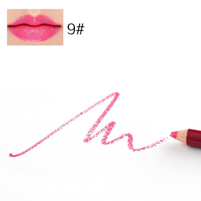 Yalaiyi 13-Farben Matter Lipliner-Stift: Wasserfest & Vielseitig für Lippen und Augen