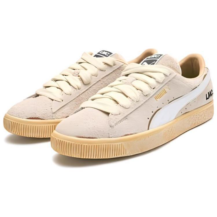 Puma Lmc X  Suede Vtg Low Top Sneakers Men Sneakers Off-White 394817-02