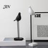 Handcrafted Resin Bird Sculptures Black & White Figurine, Minimalist Modern Art Sculpture for TV Contemporary Office Desktop Ornaments Cabinet