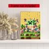 Minecraft 5D Diamond Painting Round Diamond Rhinestones Mosaic Diamond Embroidery Wall Paintings Rhinestones Gift Frameless