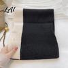 Stylish Retro Neck Scarf for Dates Knitted Warmer Women Winter Cold Weather Windproof Gaiter Autumn Fashion Accessory Contrast Color Shawl